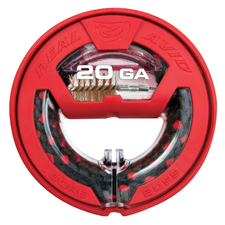 Real Avid AVBB20G Bore Boss 20 Gauge Shotgun Bore Cleaner 32" Bronze Bristles