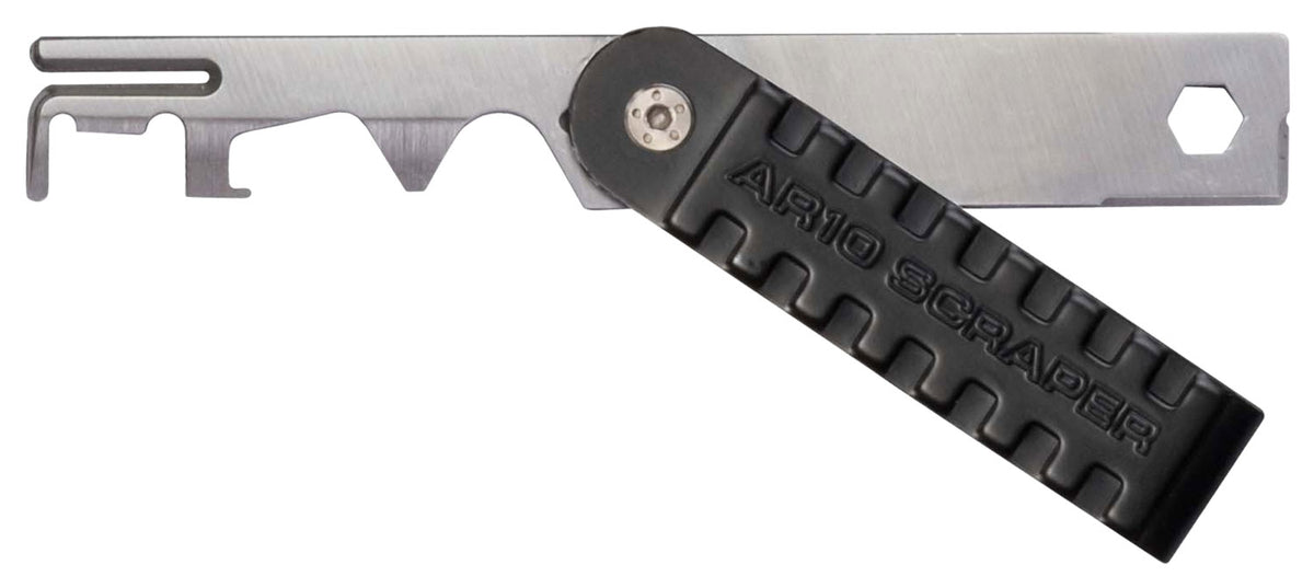 Real Avid AVAR10S AR-10 BCG Carbon Scraper Stainless Steel 12 Scraping Surfaces