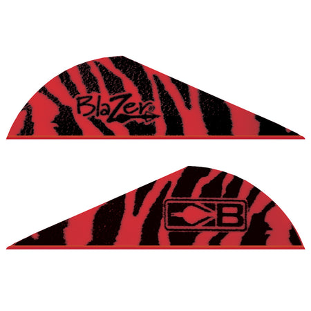 Bohning Blazer Arrow Vanes Red Tiger 100-Pack
