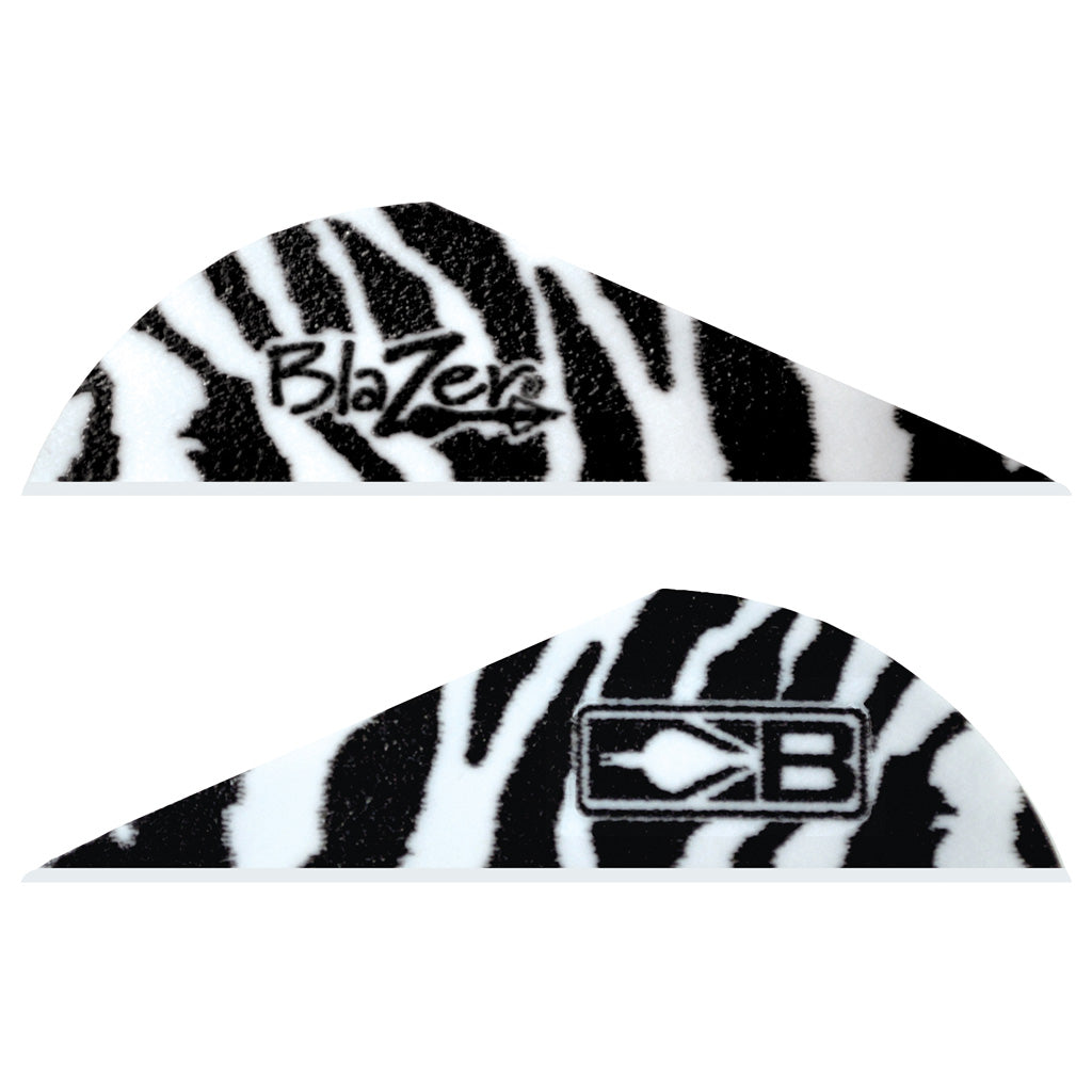 Bohning Blazer Arrow Vanes White Tiger 100-Pack