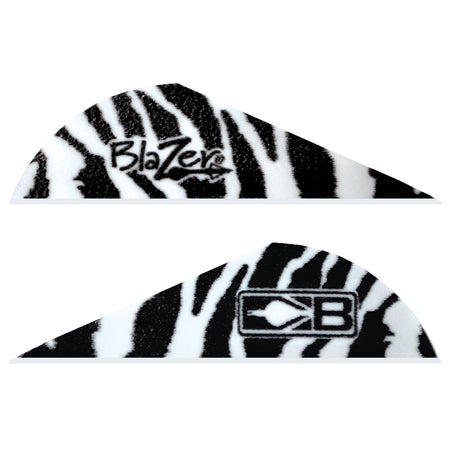 Bohning Blazer Arrow Vanes White Tiger 100-Pack