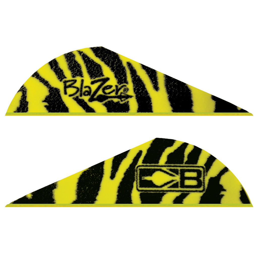 Bohning Blazer Arrow Vanes Yellow Tiger 100-Pack