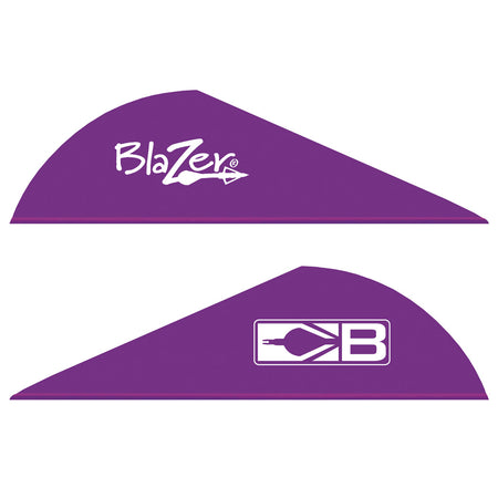 Bohning Blazer Vanes Purple 100-Pack Arrow Vanes