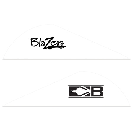 Bohning Blazer Vanes White 1000-Pack Arrow Vanes