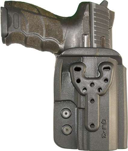 Comp-Tac QB OWB Kydex Holster Size 2 HK VP40/P30/SK Glock 45 Sprgfld XD/M SIG 320 RH Black