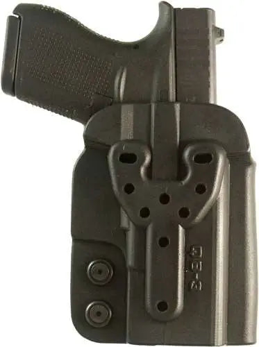 Comp-Tac QB OWB Kydex Holster Size 3 Glock 43 Springfield XDS M&P Shield Walther PPS/CCP RH Black