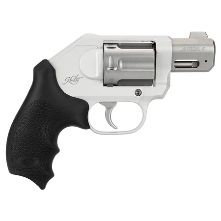 Kimber Mfg, Inc 3400034 K6XS Small 38 Special +P 6 Shot 2" Glass Bead Stainless Steel Barrel, Silver KimPro II Aluminum Frame, Black Hogue Rubber Grip, Concealed Hammer