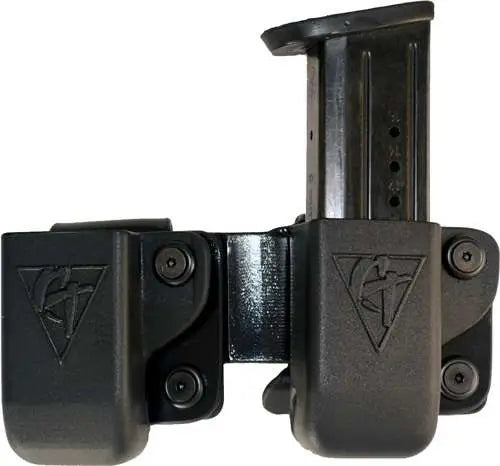 Comp-Tac Twin Belt Clip OWB Kydex Mag Pouch #12 SIG229 40/32 M&P 9/40 Black
