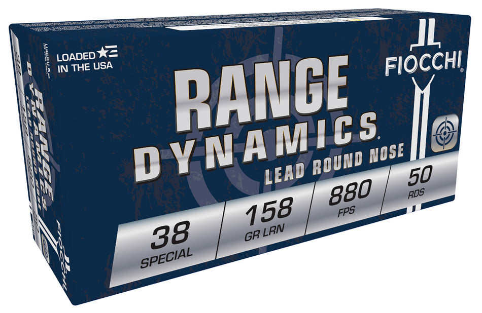 Fiocchi Range Dynamics .38 Special 158 gr Solid ammo
