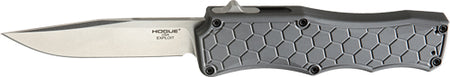 Hogue Exploit OTF Auto 3.5" Clip Point Blade Aluminum Grey Knife