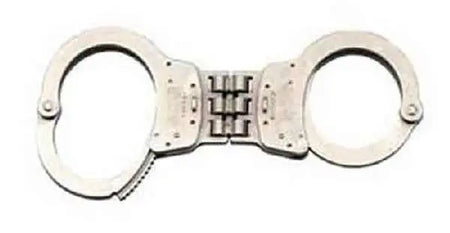 S&W Model 300P Push-Pin Hinged Handcuffs - Nickel