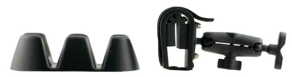 Rugged Gear 15502 Swing Arm Gun Holder Black Metal
