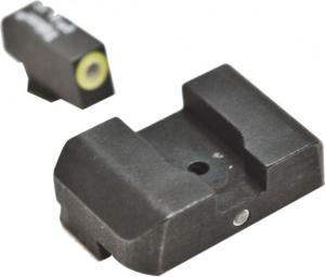 AmeriGlo Pro iDot Green ProGlo Front Angled Green Rear Sights for Glock 20/21/29/30/31/32/36