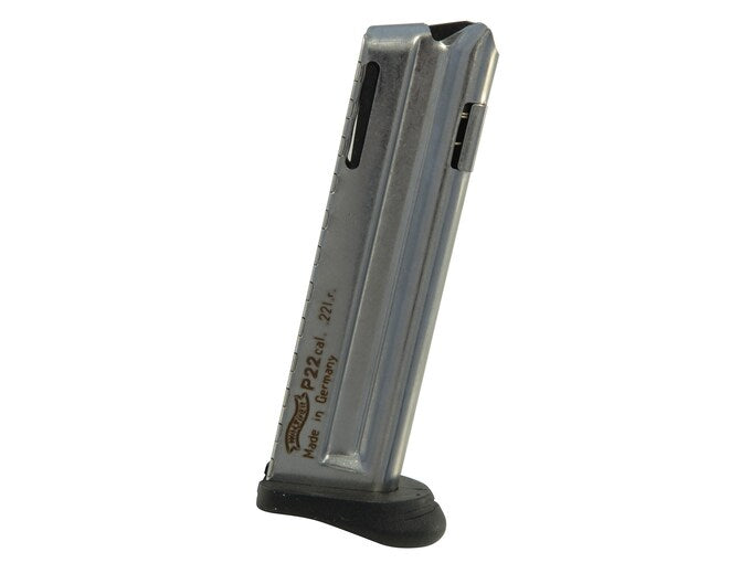 Walther P22Q .22LR 10-Round Magazine with Finger Rest