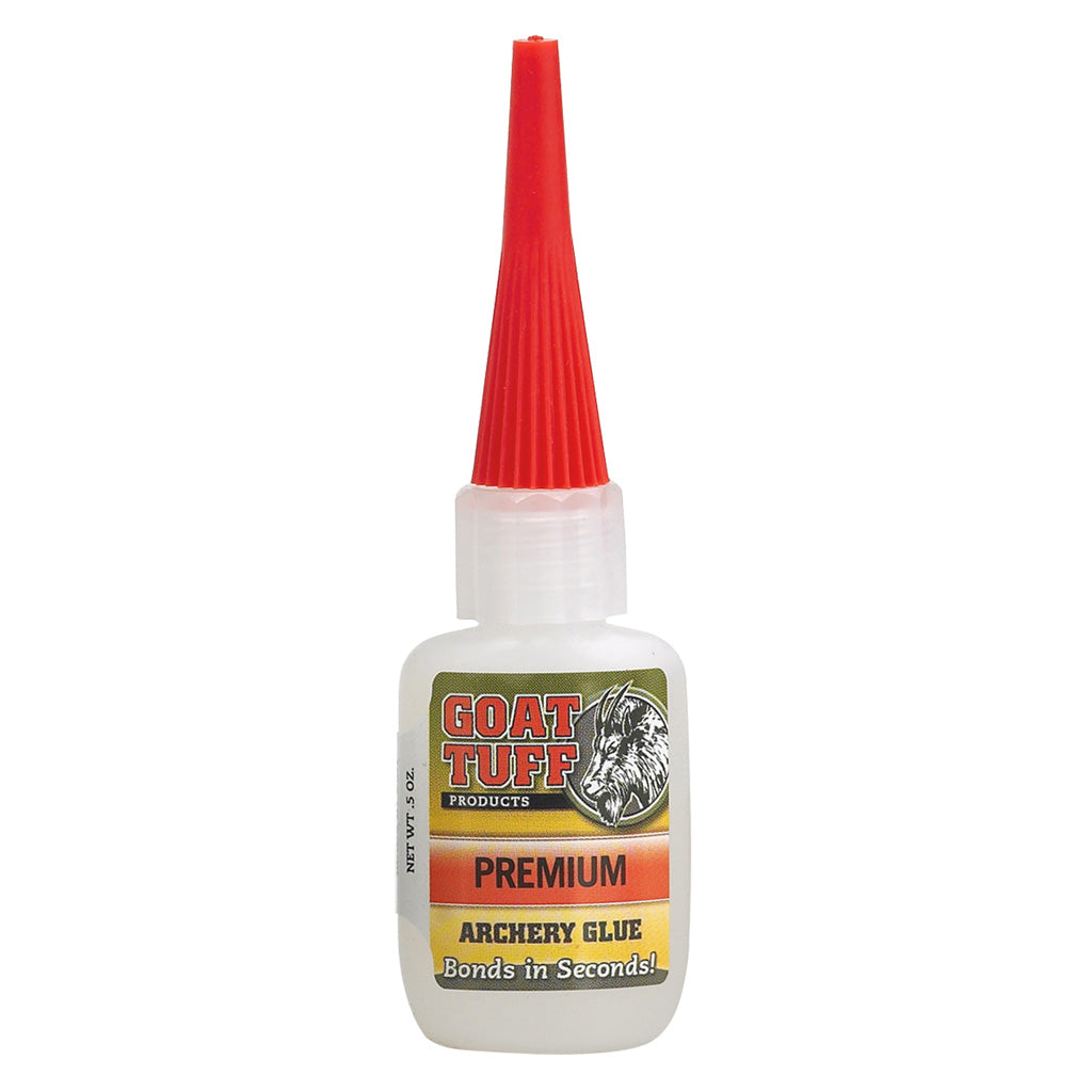 GoatTuff Premium Grade Arrow Fletching Glue 0.5 oz.