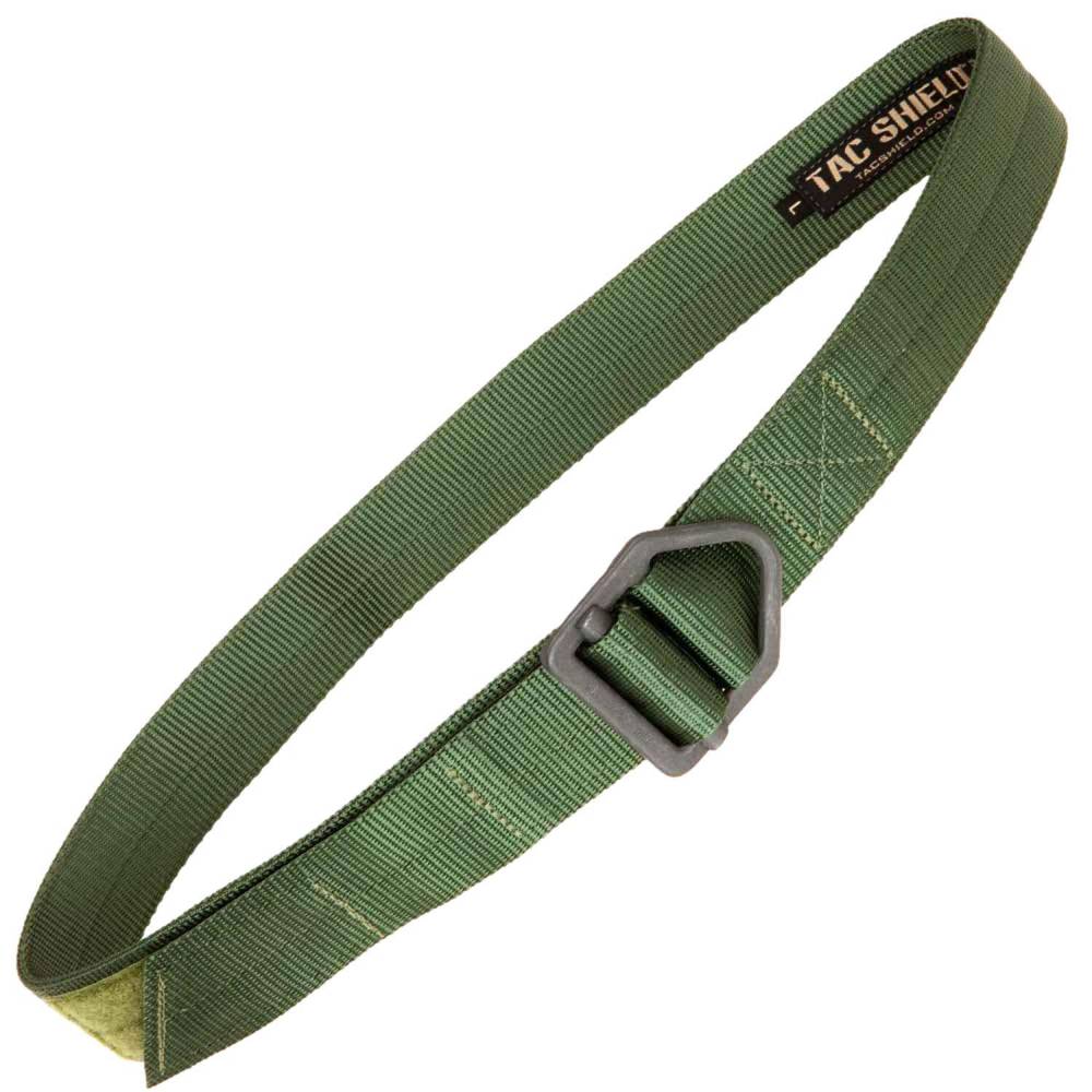 TAC SHIELD Tactical Rigger Belt Large 38"-42" OD Green 1.75" Double Wall