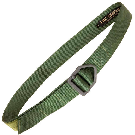 TAC SHIELD Tactical Rigger Belt Large 38"-42" OD Green 1.75" Double Wall