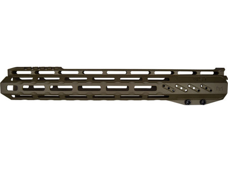 Fostech Mach-2 Lite 13" AR-15 Rail Patriot Brown Alloy