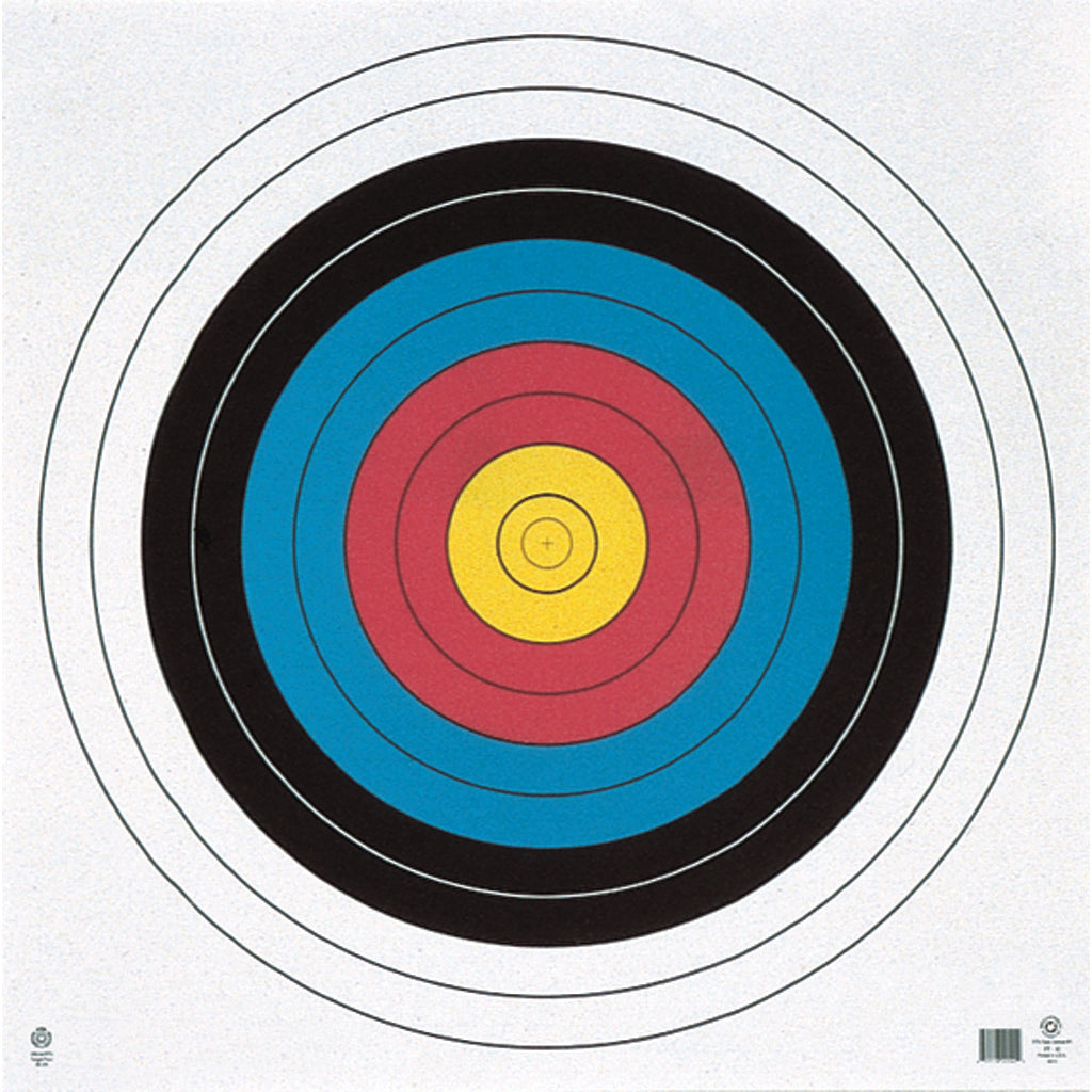 Maple Leaf Official FITA 10-Ring Archery Target Face 80 cm.