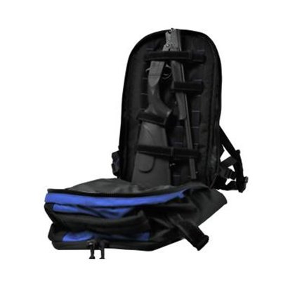 ATI Nomad SGS 12GA Single Shot Shotgun 18" Barrel 3" Chamber Blue with RUKX Gear Survivor Backpack