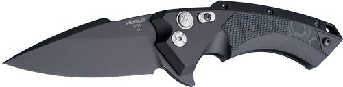 Hogue X5 3.5" Folder Spear Point Blade Aluminum G-Mascus Black
