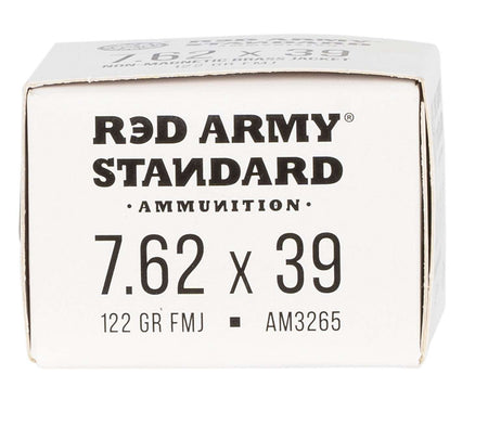 Red Army Standard Boat Tail 7.62x39mm 122 gr FMJ ammo