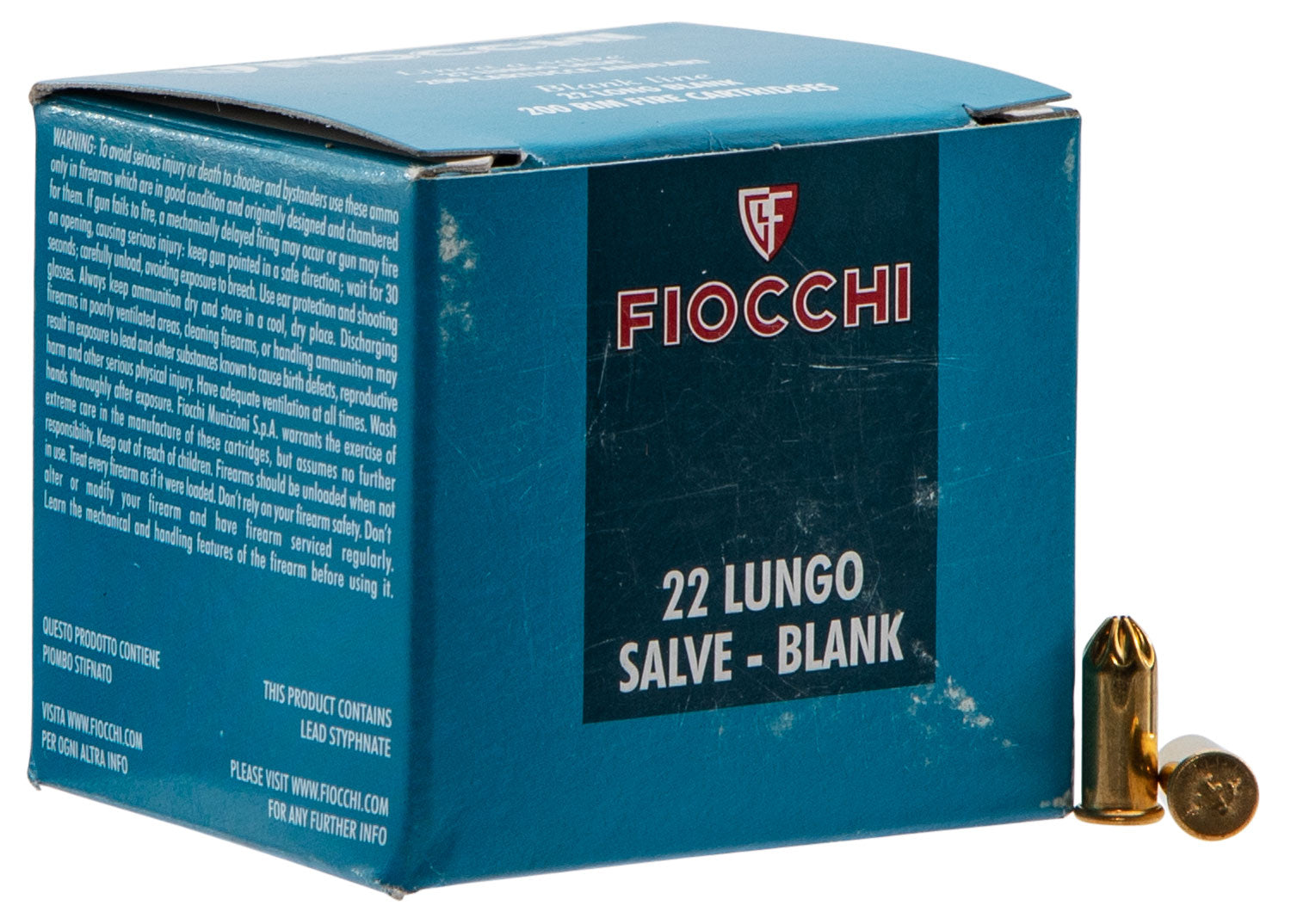 Fiocchi Blanks Popper Handgun Ammo - .22 Long Rifle 22LRBL