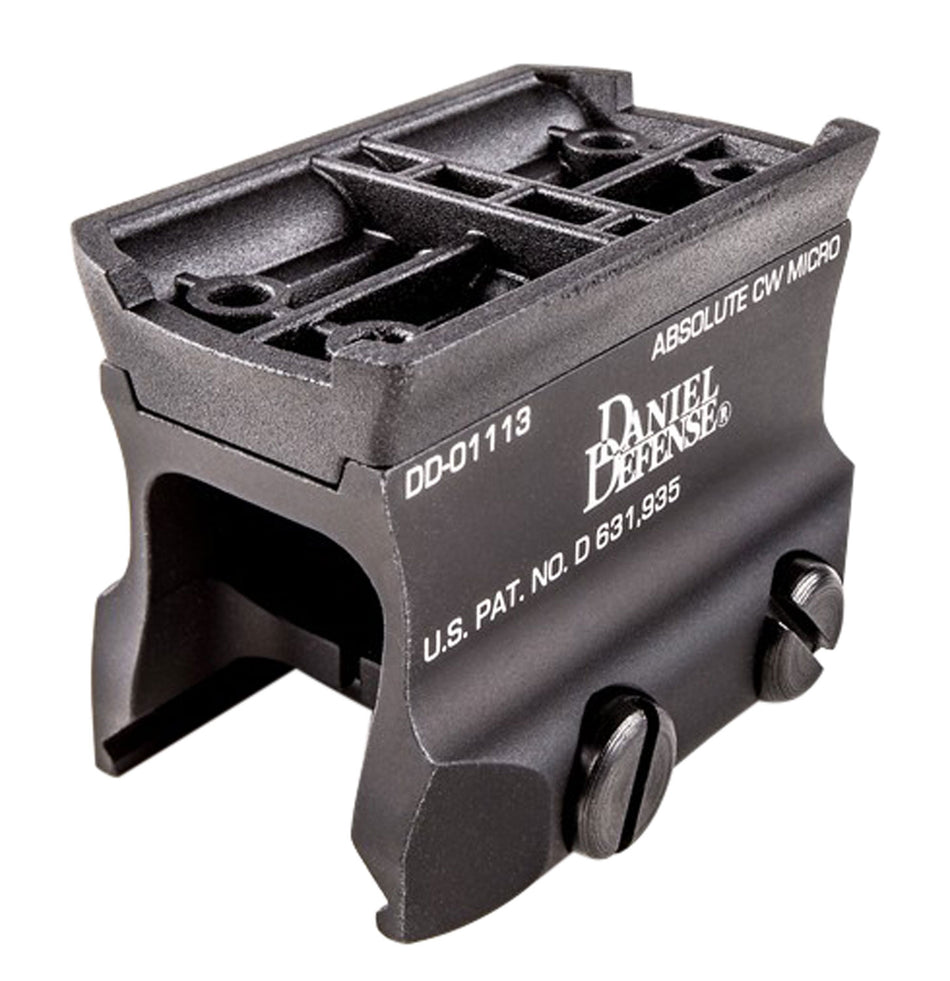Daniel Defense 0304518025 Micro Optic Mount Black Anodized