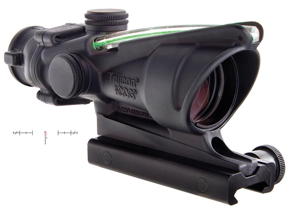 Trijicon ACOG Rifle Scope 4x32mm Illuminated Green Chevron M150 BDC Reticle