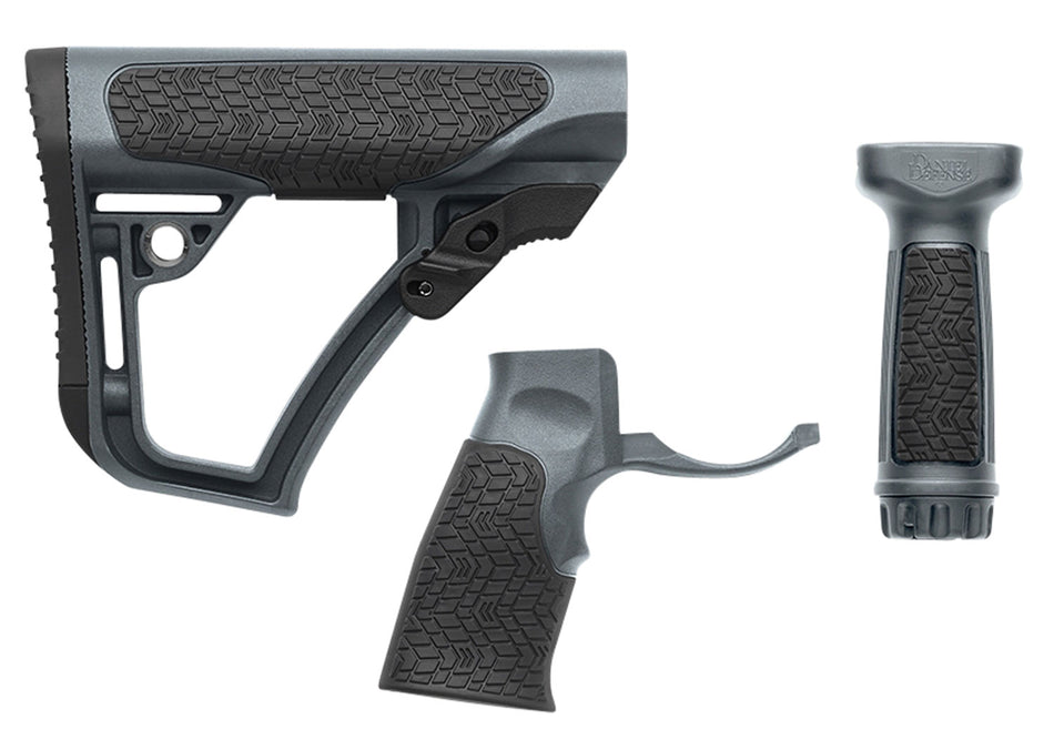 Daniel Defense 2810206145012 OEM Tornado Collapsible Buttstock with Front and Pistol Grip Mil-Spec AR-Platform