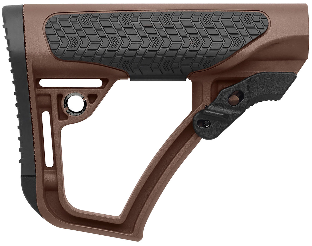 Daniel Defense OEM Mil-Spec Brown Adjustable Buttstock for AR-Platform Synthetic (Tube Not Included)