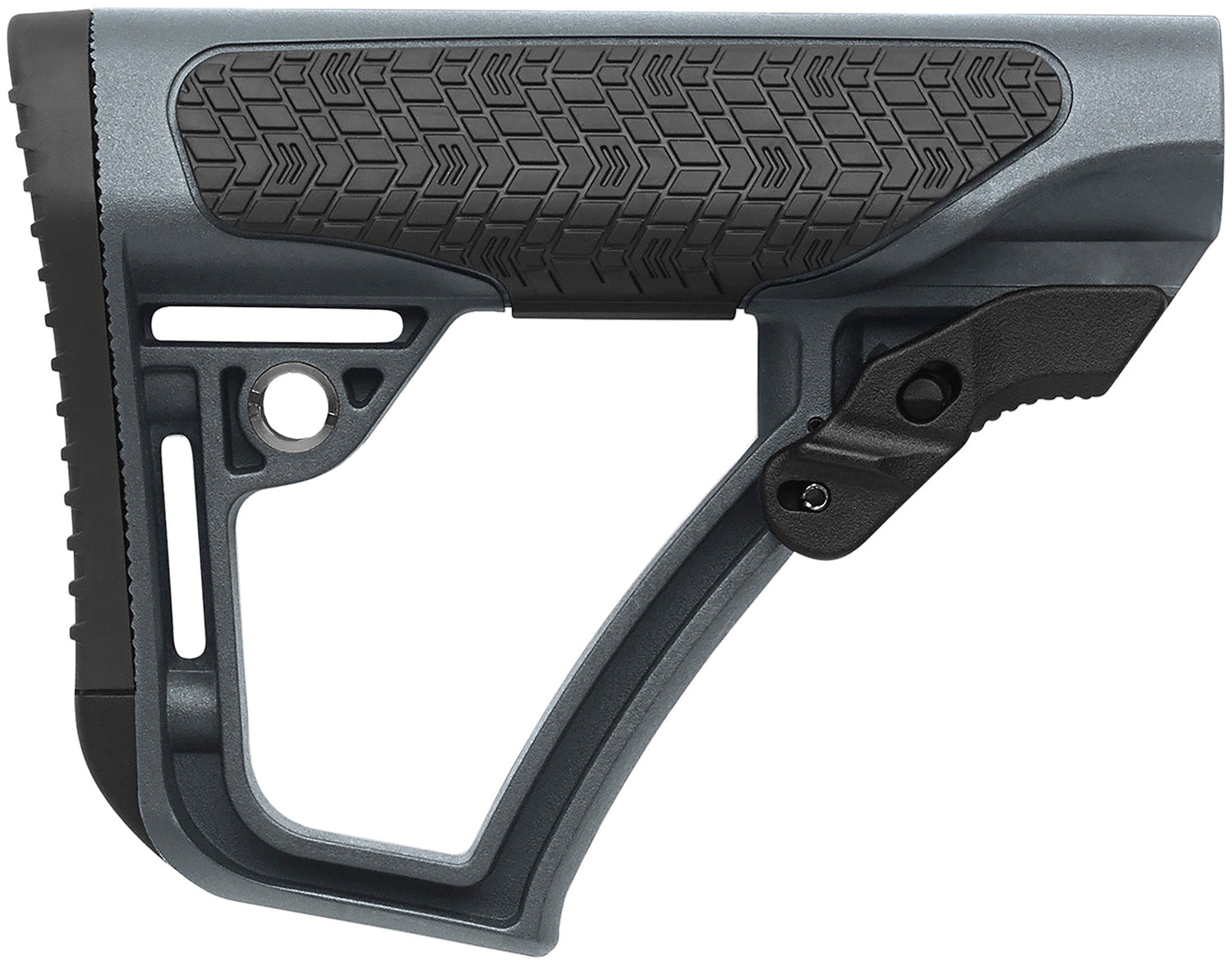 Daniel Defense OEM Tornado Gray Adjustable Buttstock for AR-Platform Synthetic (Tube Not Included)