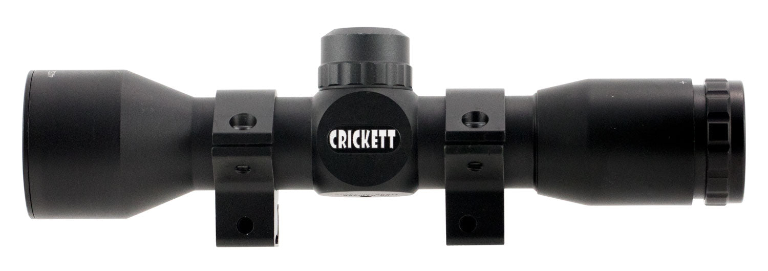 Crickett KSA054 Quick Focus Black Rifle Scope 4x32mm 1" Tube Mil-Dot Reticle with 3/8" Dovetail Rings