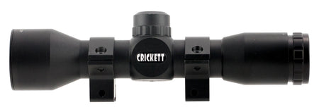 Crickett KSA054 Quick Focus Black Rifle Scope 4x32mm 1" Tube Mil-Dot Reticle with 3/8" Dovetail Rings