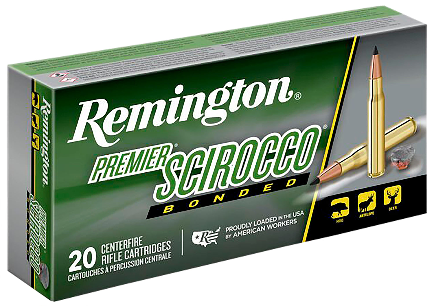 Remington Premier Scirocco Bonded 7mm RUM 150 gr PolyTip ammo