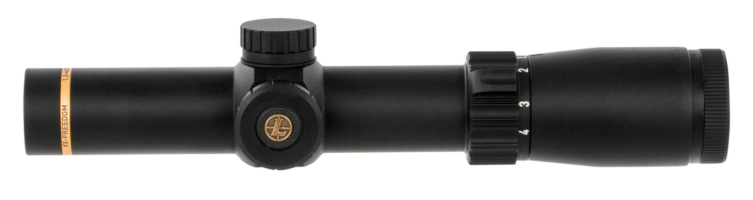 Leupold 177225 VX-Freedom 1-4x20mm Illuminated FireDot MOA-Ring Scope 30mm Tube Black