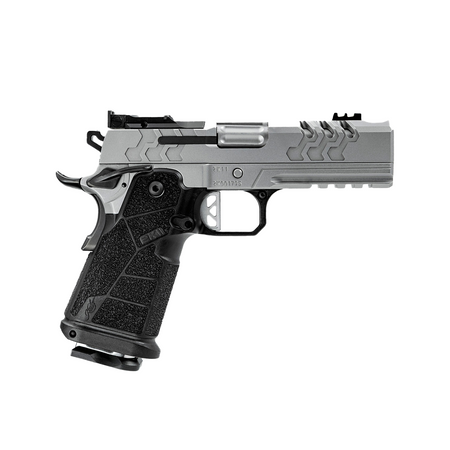 Kimber Mfg, Inc 3500075 2K11 Pro Compact 9mm Luger 19+1 4.25" Matte Stainless Steel Compensated Barrel & Lightening Cut/Optic Ready/Serrated Slide, Matte Stainless Steel Frame w/Beavertail & Picatinny