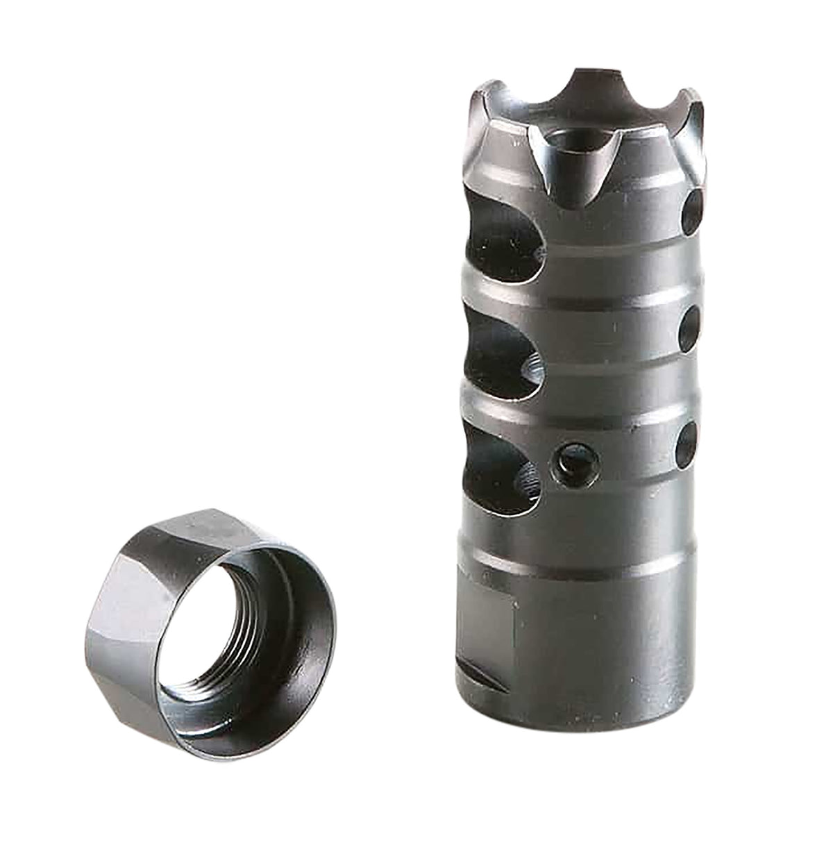 Patriot Ordnance Factory 00308 Triple Port Muzzle Brake Black Nitride 1/2x28 .223/5.56