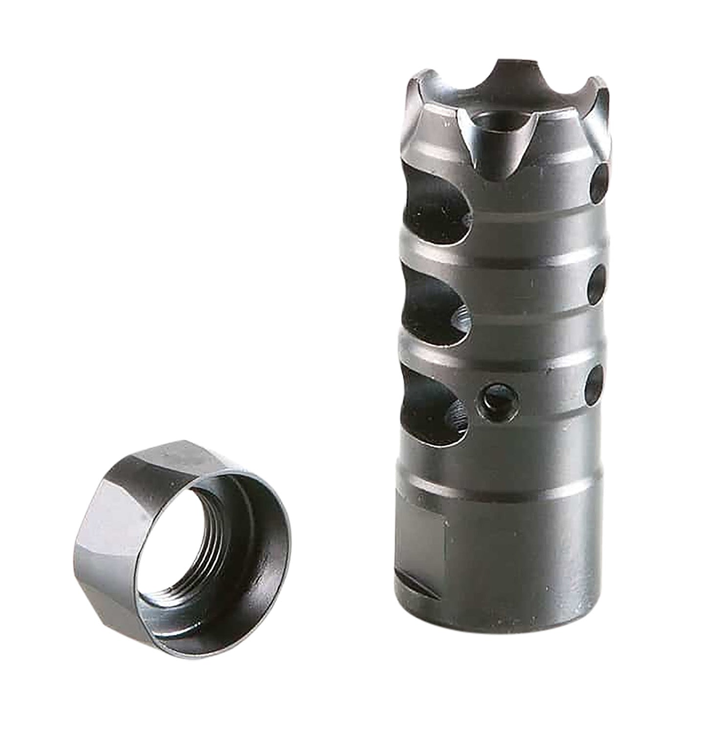 Patriot Ordnance Factory 00308 Triple Port Muzzle Brake Black Nitride 1/2x28 .223/5.56