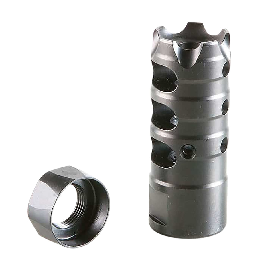 Patriot Ordnance Factory 00308 Triple Port Muzzle Brake Black Nitride 1/2x28 .223/5.56