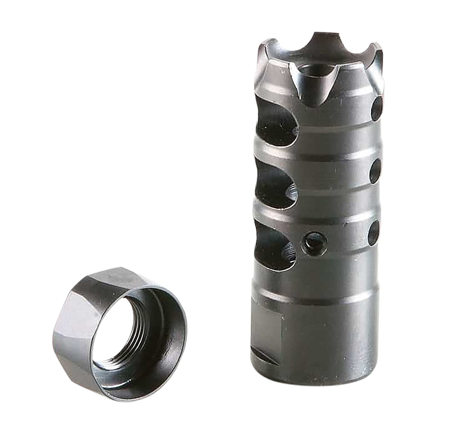 POF 00309 Triple Port Muzzle Brake Black Nitride 5/8x24 Thread for 308 Win / 7.62x51mm