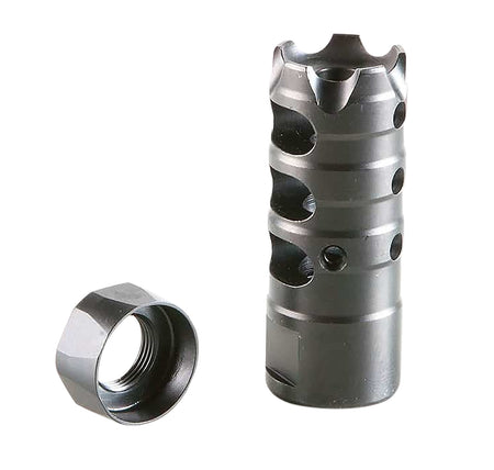 POF 00309 Triple Port Muzzle Brake Black Nitride 5/8x24 Thread for 308 Win / 7.62x51mm