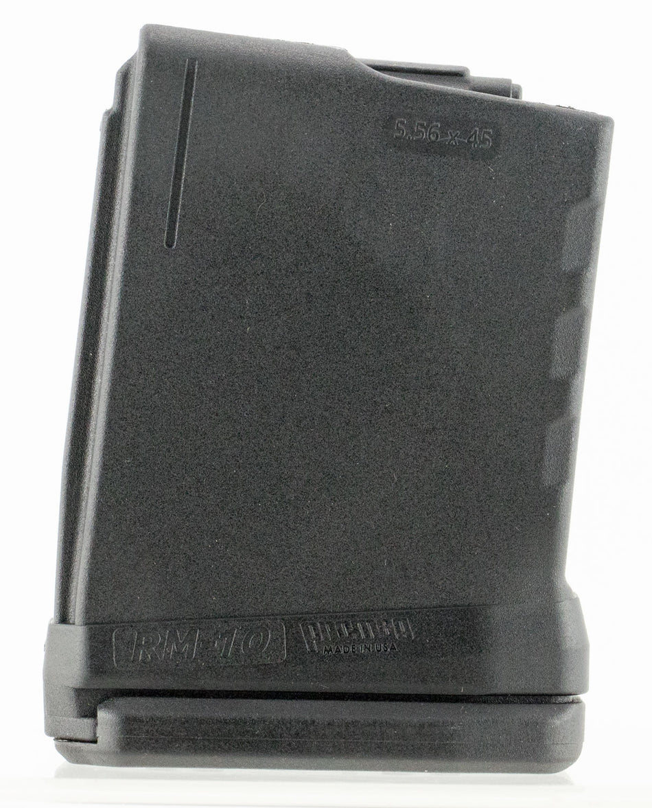 ProMag RM10 10-Round Detachable 5.56x45mm AR-15 Magazine with Roller Follower Black Zytel Polymer