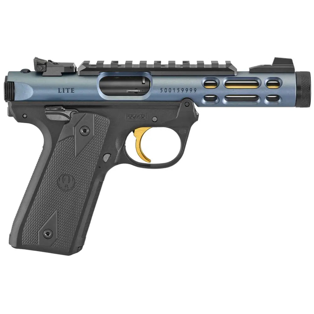 dRUGER MRK IV 22/45 LTE 22LR 4.4" DMND GRY ANO BLK GRP ADJ SGHT 10RD