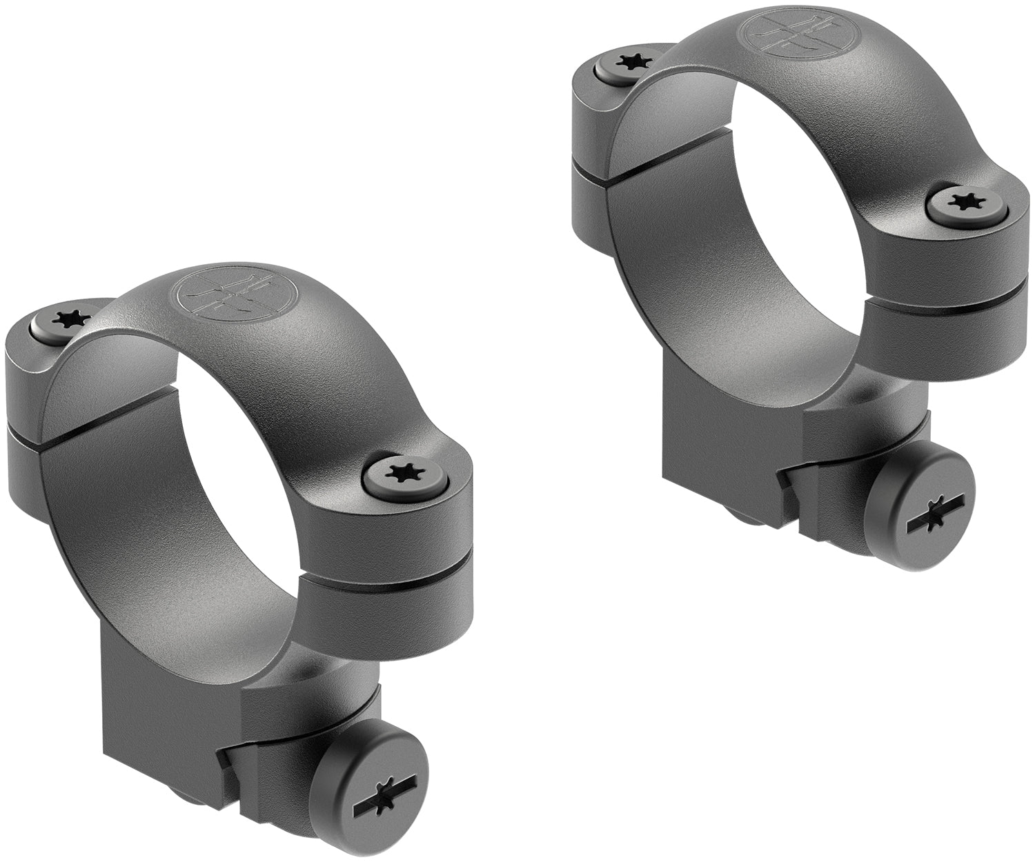 Leupold 51038 Matte Black Steel 30mm Medium Ringmounts for Ruger No. 1 and 77/11