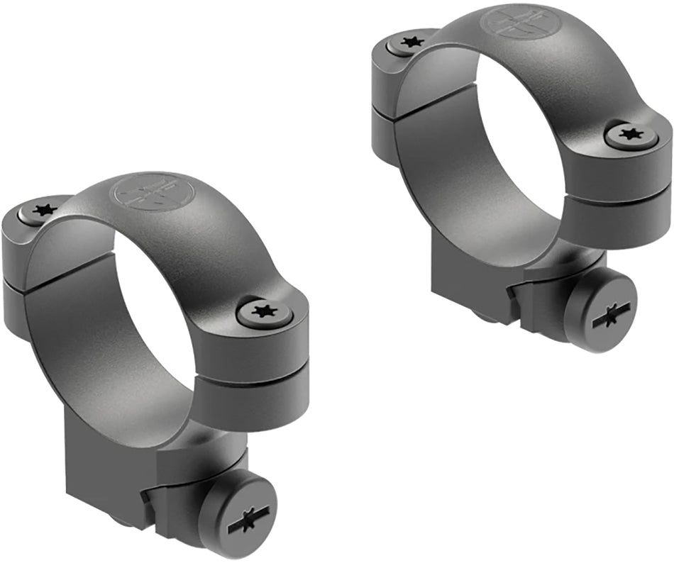 Leupold 51041 Matte Black Steel 30mm Medium Dovetail Scope Ring Set for Ruger M77