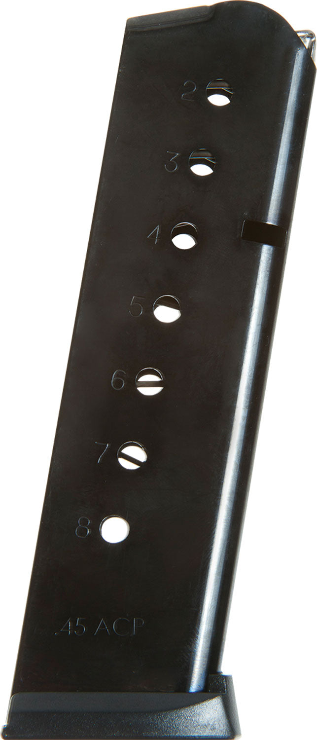 Rock Island 54169 1911 Replacement Magazine 8rd 45 ACP Blued Metal
