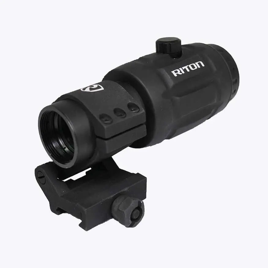Riton X1 Tactix MAG 3x Magnifier HD Glass 2-Position Mount 30mm Tube SFP Matte