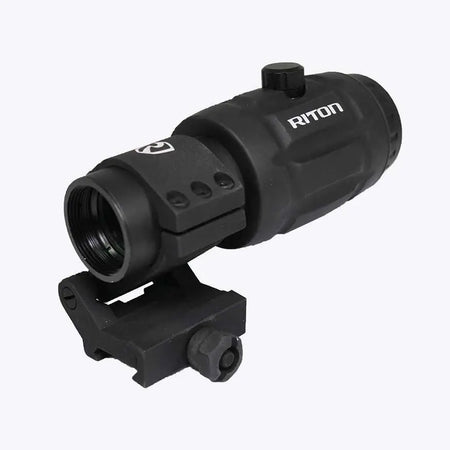 Riton X1 Tactix MAG 3x Magnifier HD Glass 2-Position Mount 30mm Tube SFP Matte