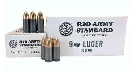 Century Arms Red Army Standard White 9mm Luger / Parabellum 115 Gr FMJ